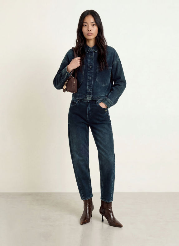 GANG Cordbroek 94BLAKE DONKERBLAUW