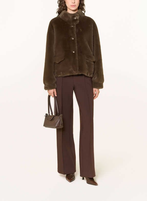 JOOP! Kunstbontjas OLAYA MARRON FONCÉ