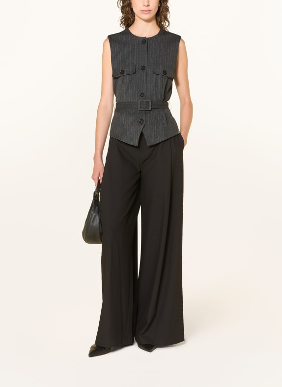 JOOP! VIOLA Vest DARK GRAY / ECRU
