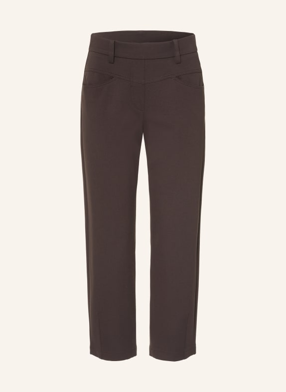 CAMBIO 7/8-broek ELIN van jersey MARRON FONCÉ