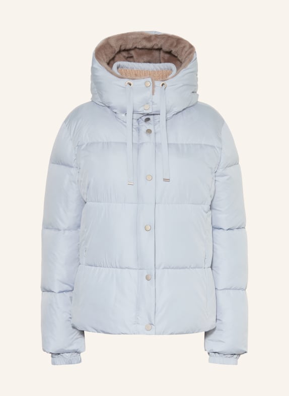 lilienfels Steppjacke mit abnehmbarer Kapuze HELLBLAU