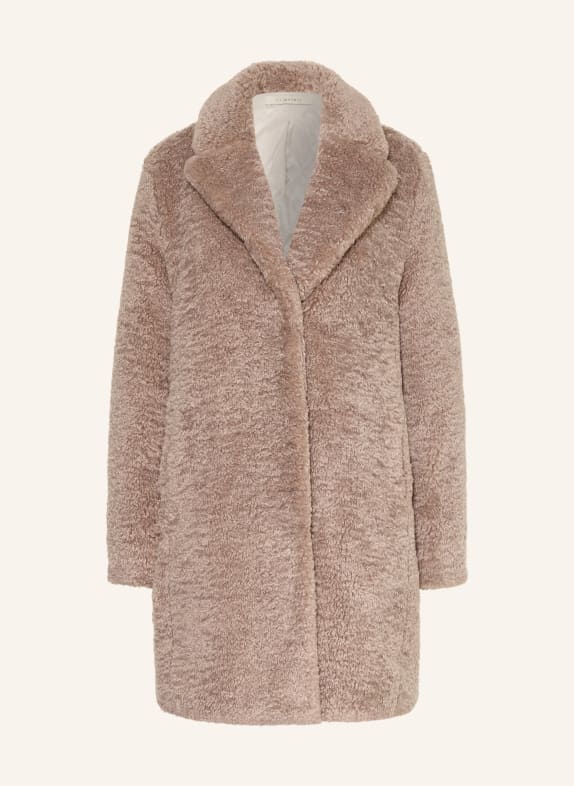 lilienfels Manteau en fourrure synthétique TAUPE