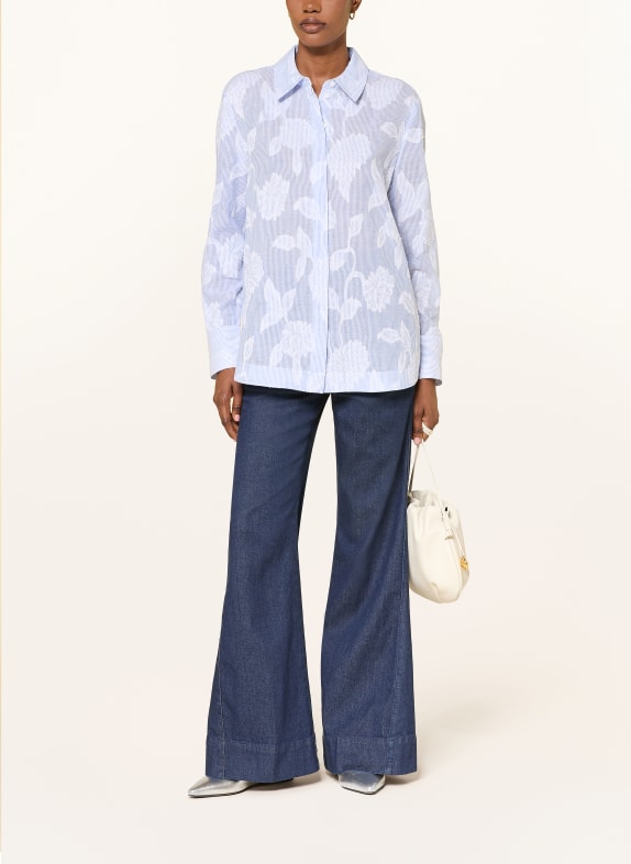 lilienfels Overhemdblouse LICHTBLAUW / WIT
