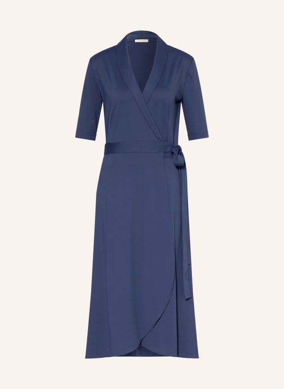 lilienfels Wickelkleid mit 3/4-Arm DUNKELBLAU