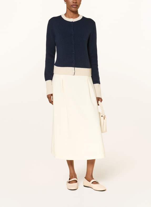 lilienfels Vest van kasjmier DONKERBLAUW / BEIGE