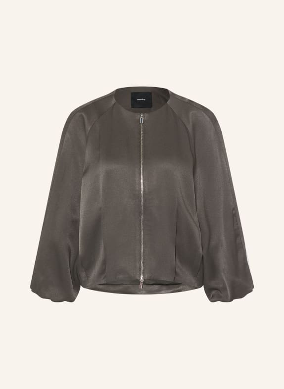 someday Blouson en satin NOLENE à manches 3/4 GROEN