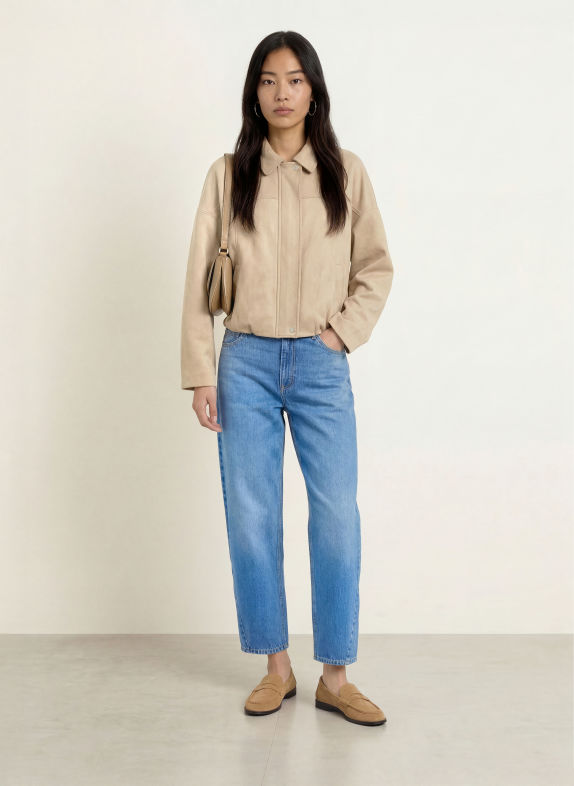 comma Barrel Jeans 56Z2 BLUE