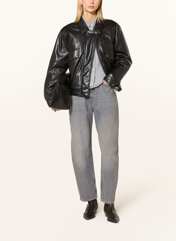 darling harbour Barrel Jeans MID GREY