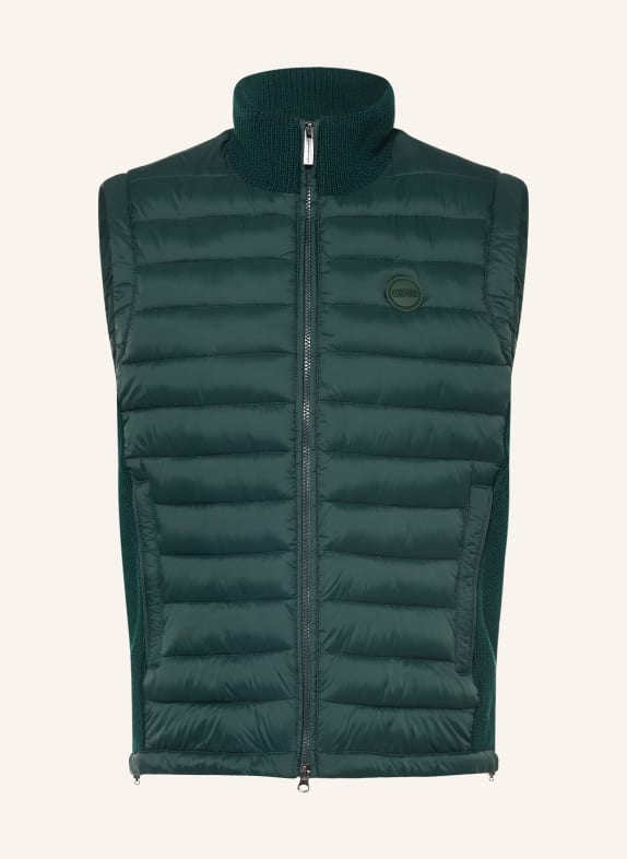 COLMAR Gilet matelassé en mélange de matières GROEN