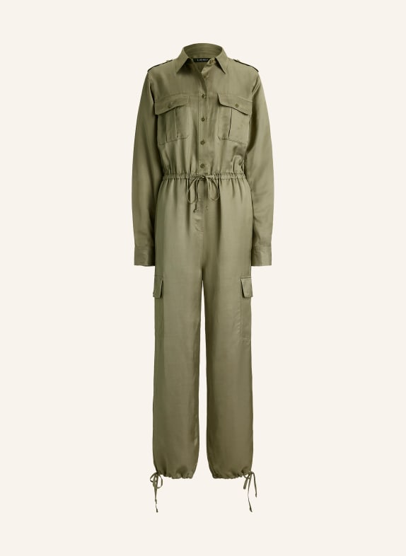 LAUREN RALPH LAUREN Cargo-Jumpsuit OLIV