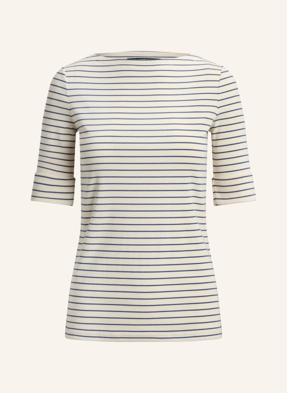 LAUREN RALPH LAUREN T-shirt CREAM / BLUE