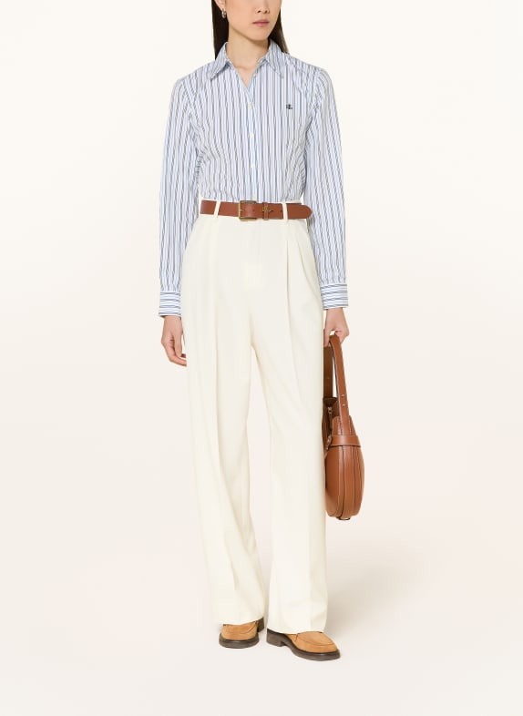 LAUREN RALPH LAUREN Chemisier BLANC / BLEU / NOIR