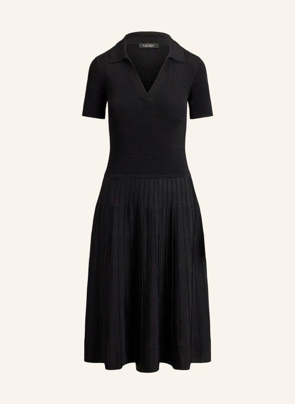 LAUREN RALPH LAUREN Gebreide jurk ZWART