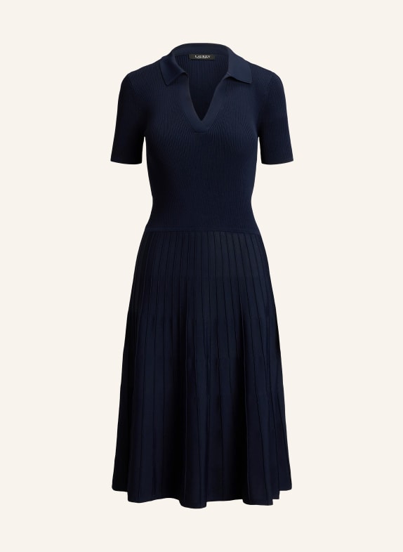 LAUREN RALPH LAUREN Strickkleid DUNKELBLAU