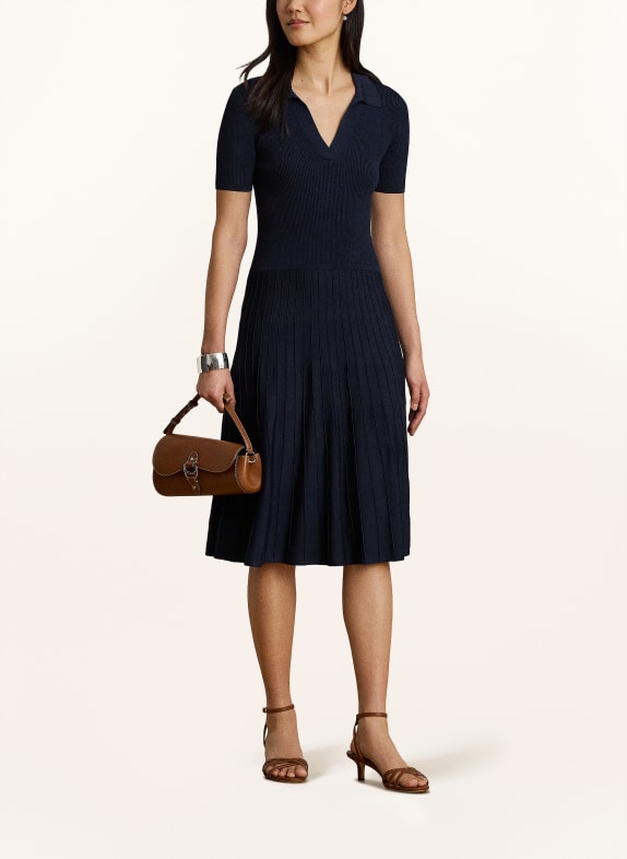 LAUREN RALPH LAUREN Gebreide jurk DONKERBLAUW