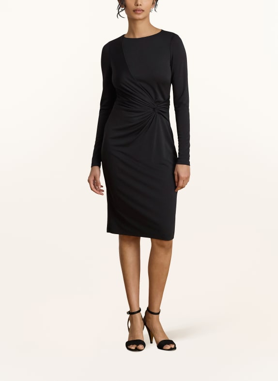 LAUREN RALPH LAUREN Jerseykleid SCHWARZ