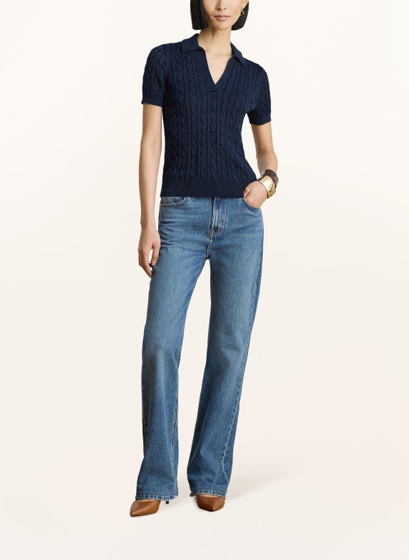 LAUREN RALPH LAUREN Strickshirt DUNKELBLAU