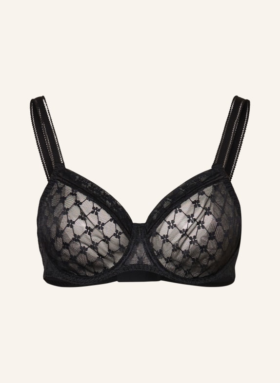 SIMONE PÉRÈLE Soutien-gorge à armatures PLUME NOIR