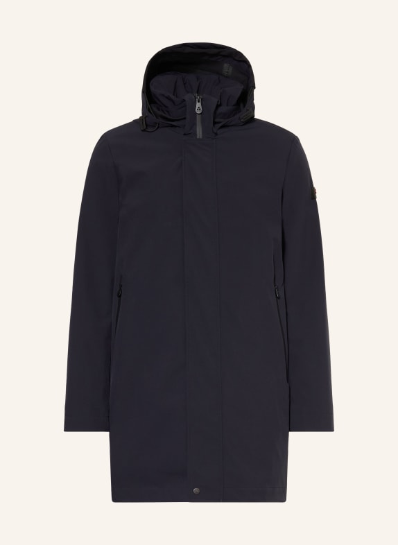 PEUTEREY ALBALI-Parka met afneembare capuchon DONKERBLAUW