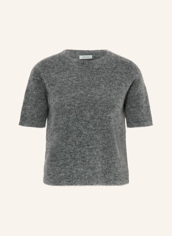 darling harbour Stickad tröja med alpacka GREY MELANGE