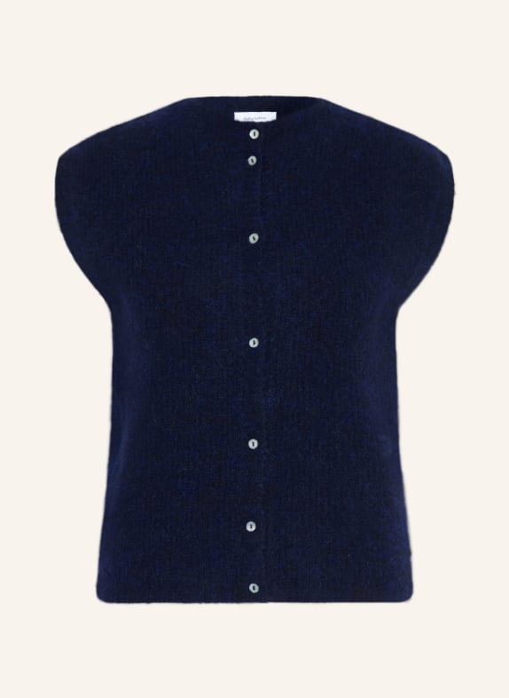 darling harbour Gebreid vest met alpaca NAVY