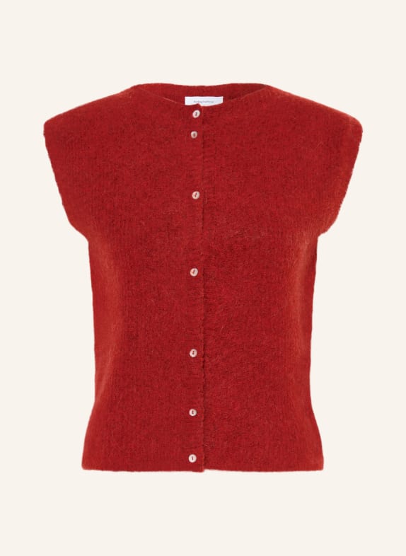 darling harbour Gilet en maille d'alpaga RED
