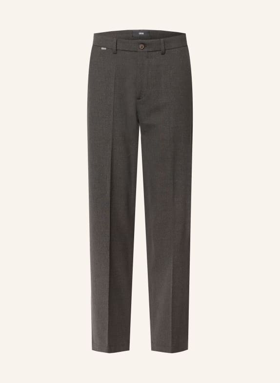 CINQUE CILAZO Relaxed Fit Trousers DARK BROWN