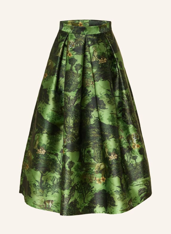 LUNATICA MILANO Rok GROEN / BEIGE / DONKERGROEN
