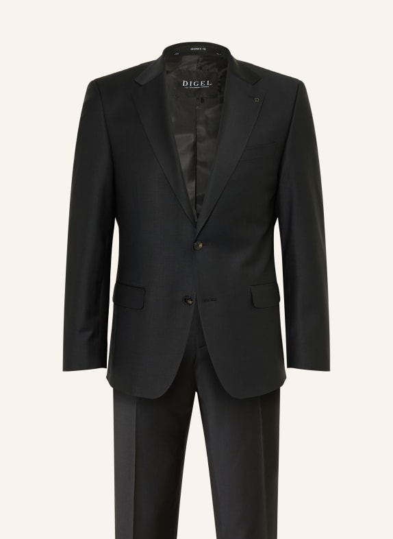 DIGEL Anzug DAREN Modern Fit SCHWARZ