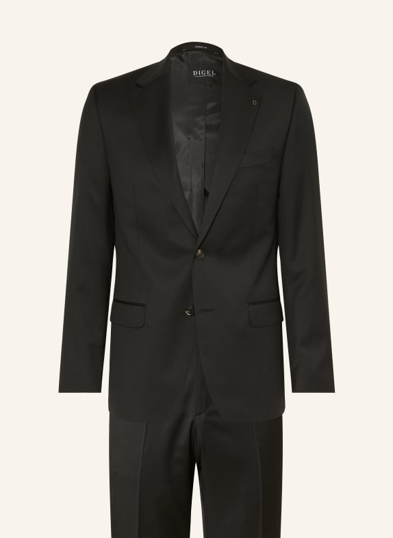 DIGEL Anzug DAREN Modern Fit SCHWARZ