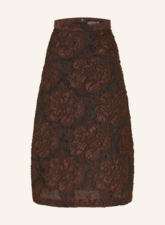 LUNATICA MILANO Jupe MARRON FONCÉ / NOIR