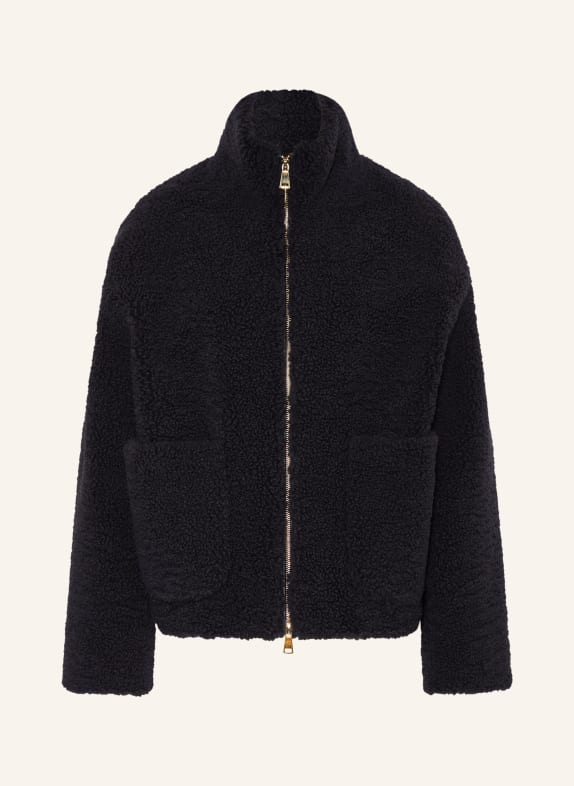 BETTA CORRADI Kunstfell-Jacke DUNKELBLAU
