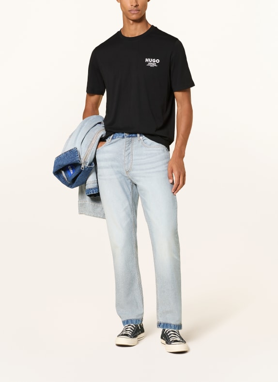 HUGO T-shirt NESPTEE ZWART