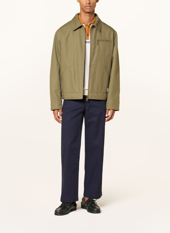 HUGO Chino GAREGIN Regular Fit DONKERBLAUW