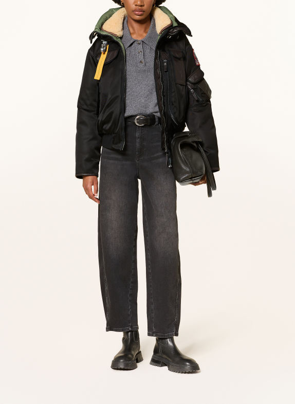 PARAJUMPERS Daunenblouson GOBI 20TH SCHWARZ / DUNKELBRAUN / OLIV