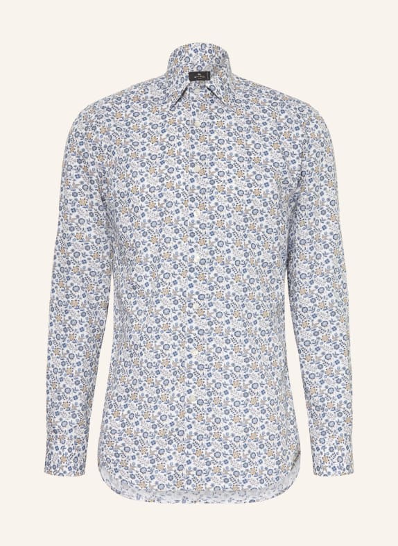 ETRO Hemd Regular Fit BLAU / BEIGE / WEISS