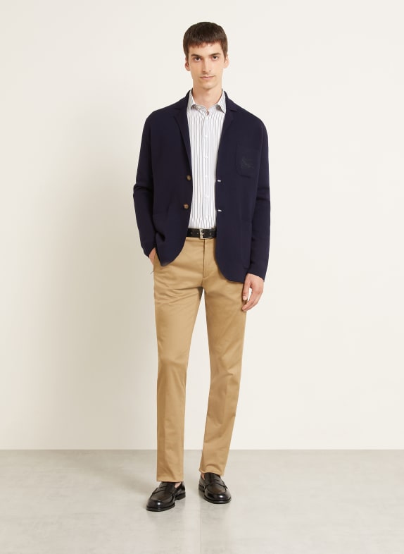 ETRO Overhemd met normale pasvorm WIT / DONKERGEEL / BLAUW