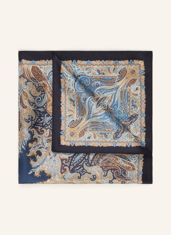 ETRO Pocket square DARK BLUE / BEIGE / LIGHT BLUE