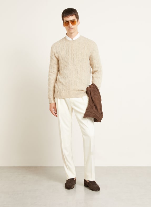 RALPH LAUREN PURPLE LABEL Kasjmiertrui BEIGE