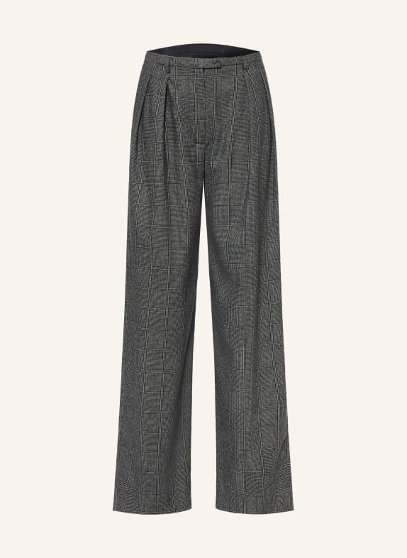 EMPORIO ARMANI Marlene kalhoty ČERNÁ / BÍLÁ