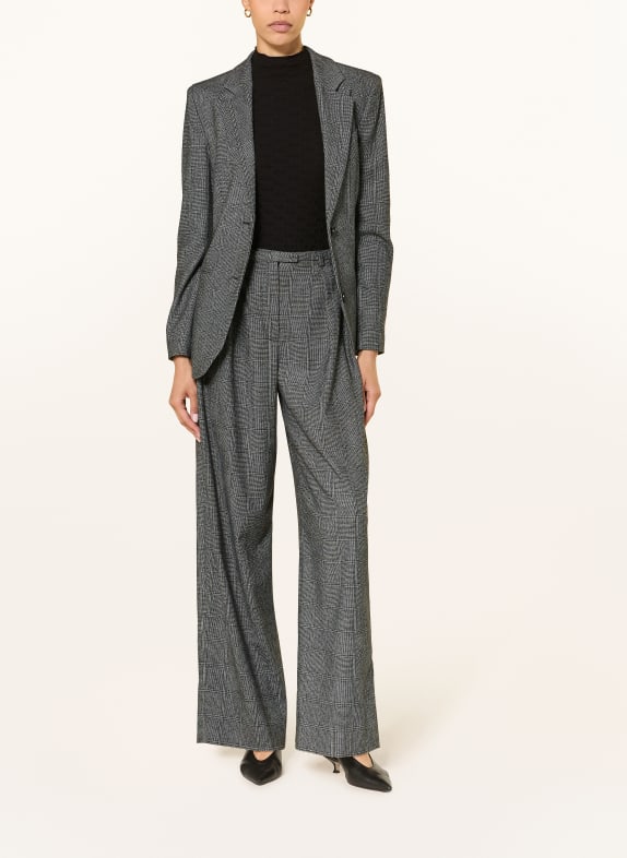 EMPORIO ARMANI Marlene-broek ZWART / WIT