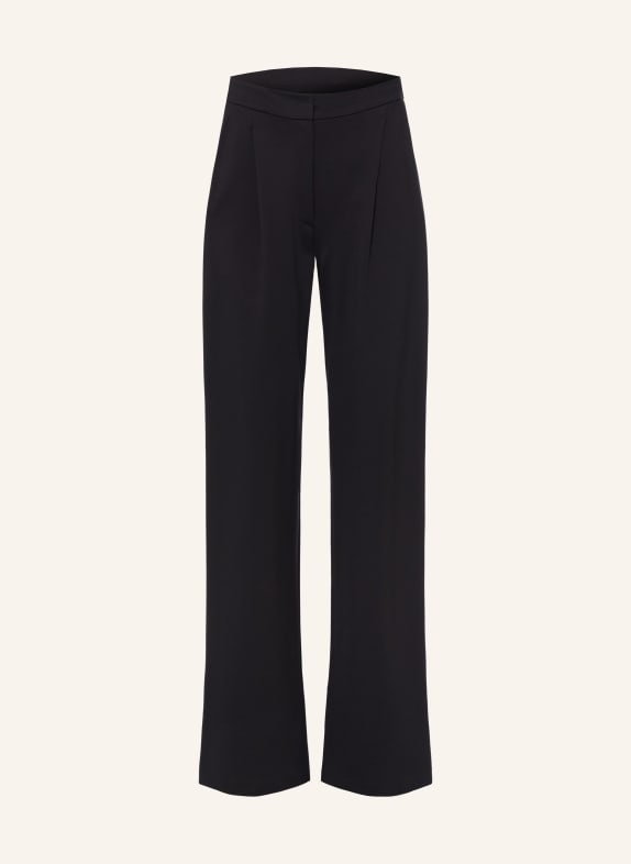 EMPORIO ARMANI Marlenehose aus Jersey SCHWARZ
