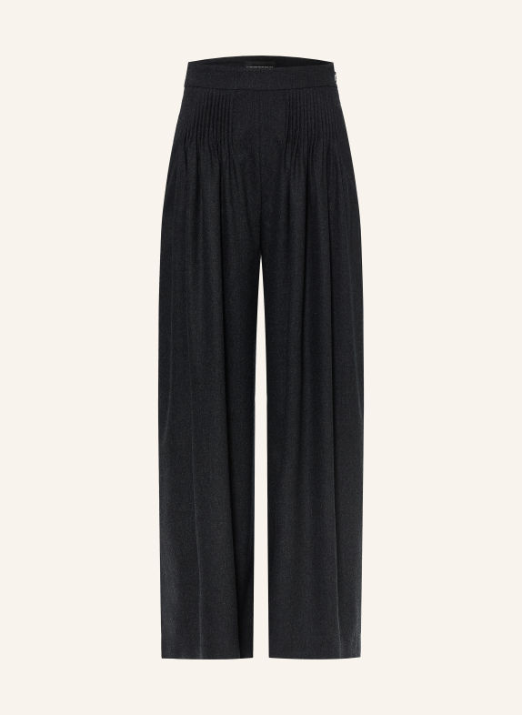 EMPORIO ARMANI Marlenehose DUNKELGRAU
