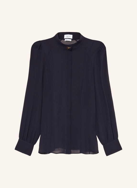 McQUEEN Seidenbluse SCHWARZ / GOLD