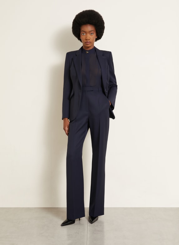 McQUEEN Zijden blouse ZWART / GOUD