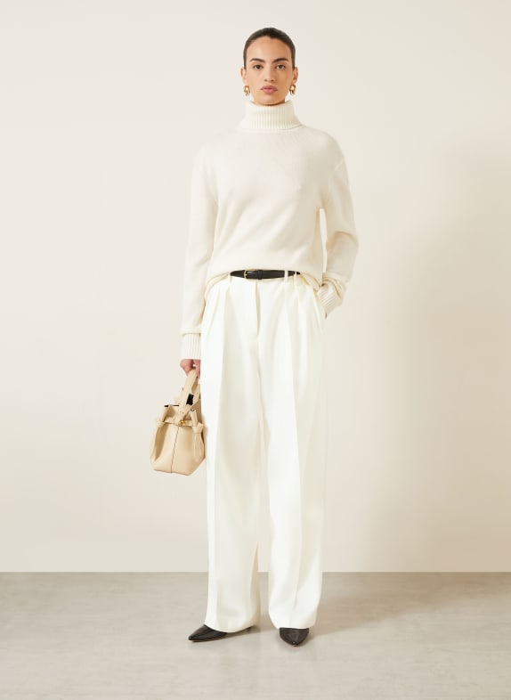 Calvin Klein Collection ALEXANDRA Wide-leg trousers WHITE