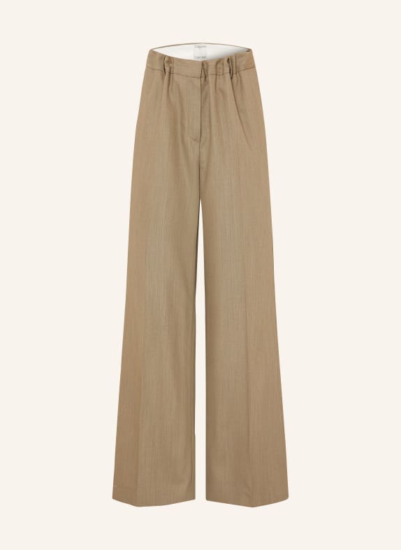 Calvin Klein Collection Pantalon palazzo FERNANDA BEIGE