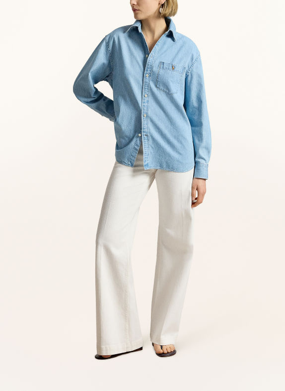 POLO RALPH LAUREN Jeansblus LJUSBLÅ