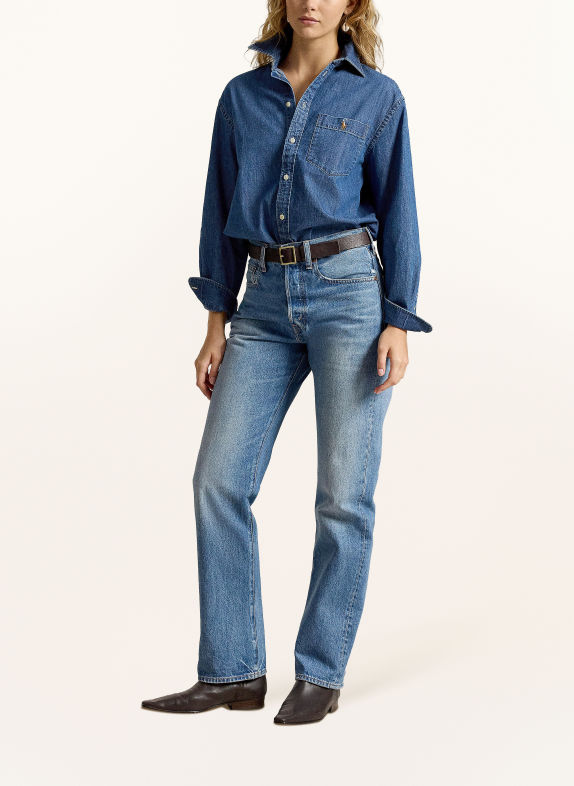 POLO RALPH LAUREN Jeansblus BLÅ