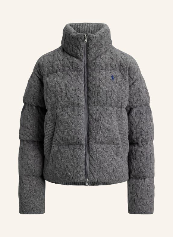 POLO RALPH LAUREN Steppjacke GRAU / DUNKELBLAU